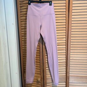 Lululemon Size 4 High-Waist Leggings Rose Soft Athletic yoga gym workout